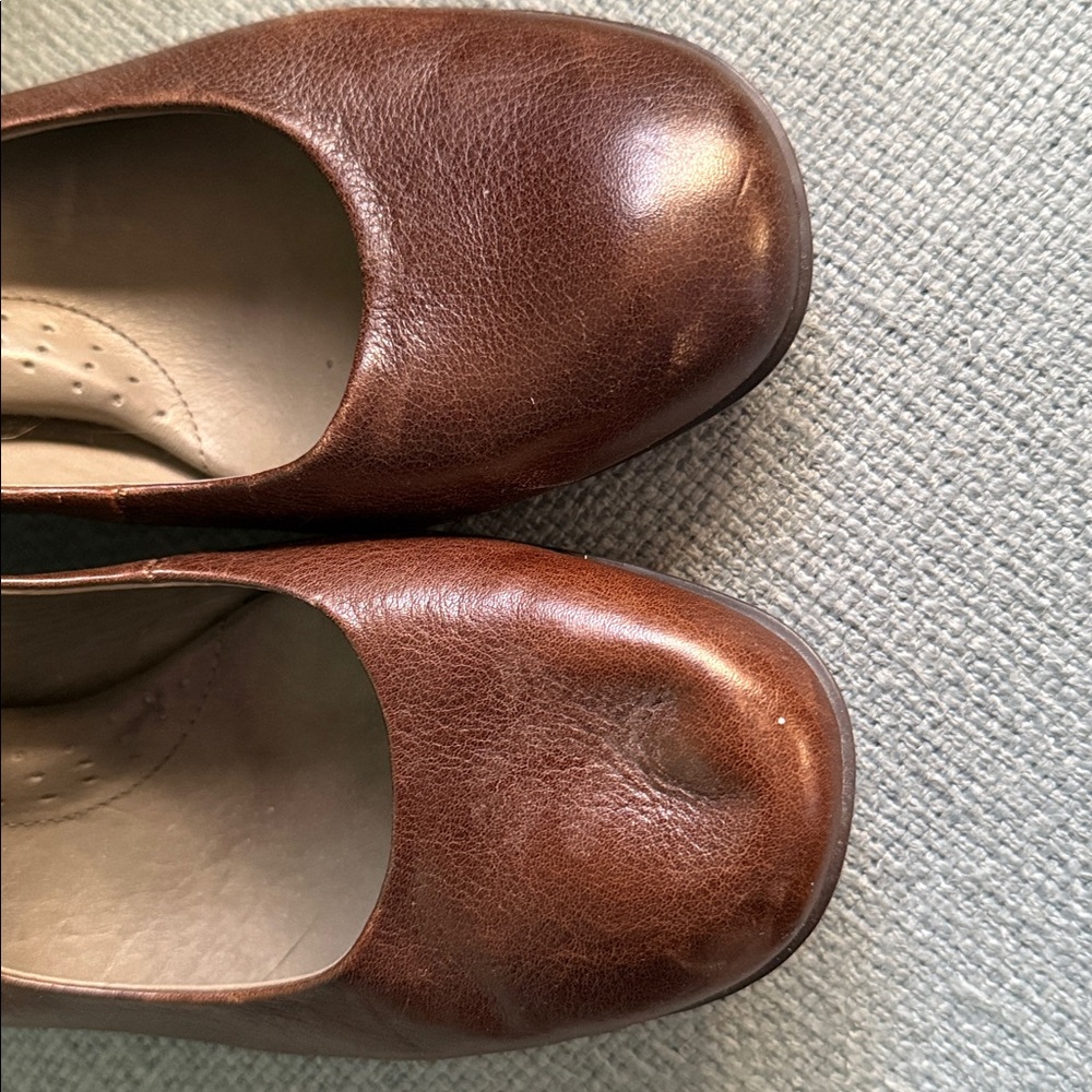 Chocolate or Black Born Crown Comfort Leather Mary Jane Heels- price for 1 or - Picture 4 of 9